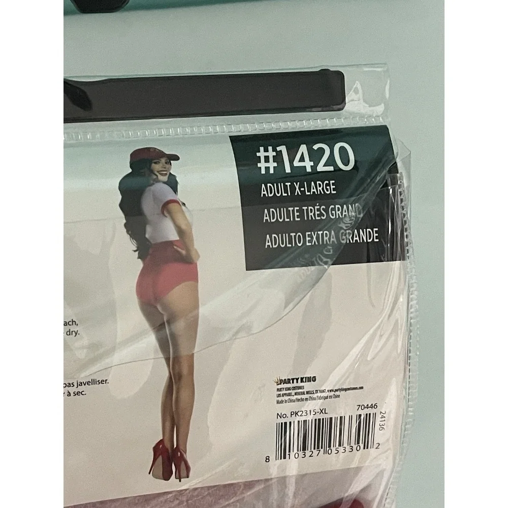 Hot And‎ Fresh Sexy Pizza Delivery Cosplay Costume w/ Hat & Bag Size XL